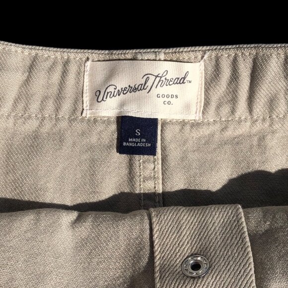 Women's Khaki Green Denim Romper, S - Picture 4 of 4